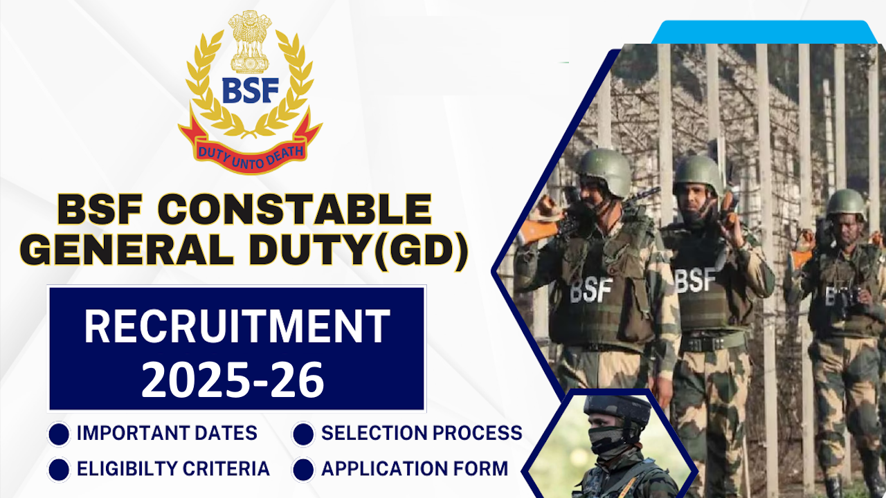 BSF GD Constable Recruitment 2026