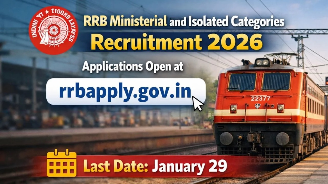 RRB Isolated Categories Recruitment 2026